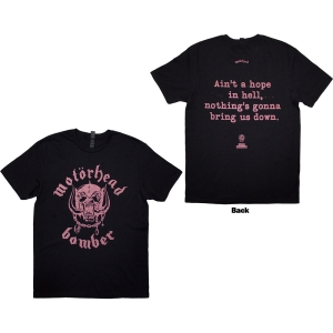 Motorhead - Bomber Lyric Uni Bl T-Shirt in the group MERCHANDISE / T-shirt / Hårdrock at Bengans Skivbutik AB (5593187r)