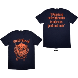 Motorhead - Good & Loud Uni Navy T-Shirt in the group MERCHANDISE / T-shirt / Hårdrock at Bengans Skivbutik AB (5593190r)