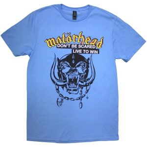 Motorhead - Live To Win Uni Blue T-Shirt in the group MERCHANDISE / T-shirt / Hårdrock at Bengans Skivbutik AB (5593193r)