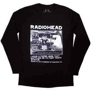 Radiohead - Ice Caps Uni Bl Longsleeve in the group OTHER / Övrigt /  at Bengans Skivbutik AB (5593197r)