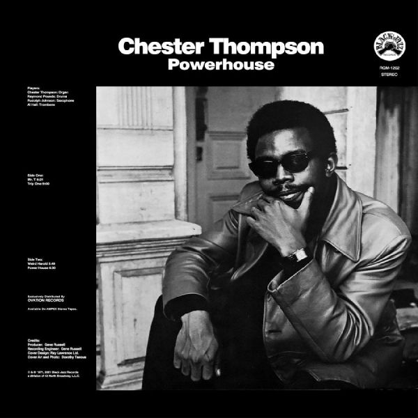 Thompson Chester - Powerhouse (Blue With Black Swirl V in the group VINYL / Bestsellers at Bengans Skivbutik AB (5593285)