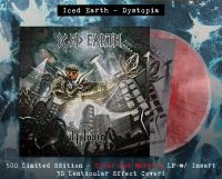 Iced Earth - Dystopia (Transparent Red Marbled V in the group VINYL / Upcoming releases / Hårdrock at Bengans Skivbutik AB (5593334)