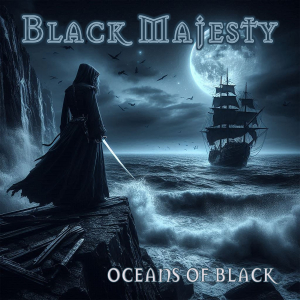 Black Majesty - Oceans Of Black (Blue Marbled Vinyl LP) in the group VINYL / Upcoming releases at Bengans Skivbutik AB (5593603)