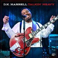 Harrell D.K. - Talkin' Heavy (Translucent Blue Vin in the group VINYL / Upcoming releases / Blues at Bengans Skivbutik AB (5593732)