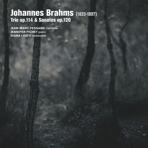Jean-Marc Fessard & Jennifer Fichet & Diana Ligeti - Brahms: Trio Op. 114 Sonates Op. 120 in the group OTHER / Övrigt /  at Bengans Skivbutik AB (5594394)