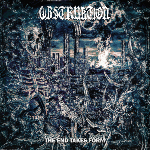 Obstruktion - The End Takes Form (Black/White Swirl Vinyl LP) in the group VINYL / Hårdrock at Bengans Skivbutik AB (5594541)