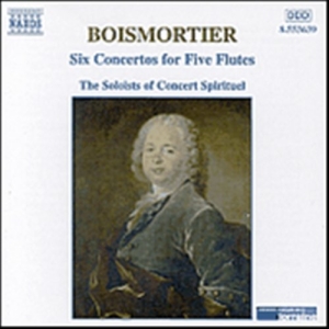 Boismortier Joseph Bodin De - 6 Concertos For 5 Flutes in the group Externt_Lager /  at Bengans Skivbutik AB (560386)