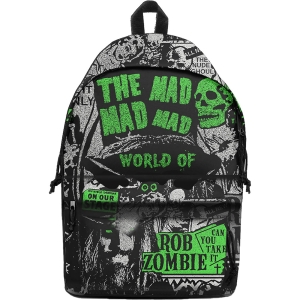 Rob Zombie - Mad Mad World Daypack in the group MERCHANDISE / Merch / Nyheter / Hårdrock at Bengans Skivbutik AB (5627037)