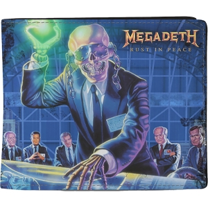 Megadeth - Rust In Peace Wallet in the group MERCHANDISE / Merch / Nyheter / Hårdrock at Bengans Skivbutik AB (5627081)
