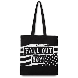 Fall Out Boy  - Flag Tote Bag in the group MERCHANDISE / Merch / Nyheter / Punk at Bengans Skivbutik AB (5627095)