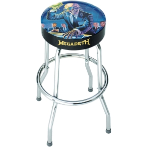 Megadeth - Rest In Peace Bar Stool in the group MERCHANDISE / Merch / Nyheter / Hårdrock at Bengans Skivbutik AB (5627154)