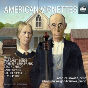 Aron Zelkowicz Christina Wright-Iv - American Vignettes in the group CD / Upcoming releases / Classical at Bengans Skivbutik AB (5627768)