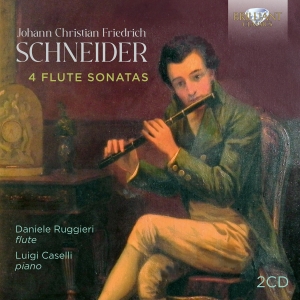 Schneider J C F - 4 Flute Sonatas in the group CD / Upcoming releases / Classical at Bengans Skivbutik AB (5627808)