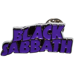 Black Sabbath - Purple Wavy Logo Pin Badge in the group MERCHANDISE / Merch / Hårdrock at Bengans Skivbutik AB (5628575)