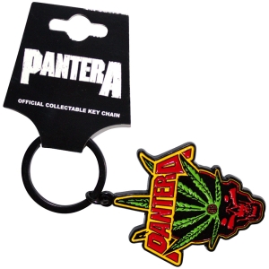 Pantera - Leaf Skull Keychain in the group MERCHANDISE / Merch / Hårdrock at Bengans Skivbutik AB (5628582)
