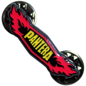 Pantera - Flames Pin Badge in the group MERCHANDISE / Merch / Hårdrock at Bengans Skivbutik AB (5628590)