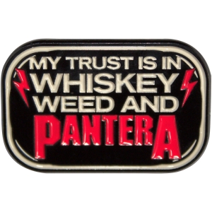 Pantera - Whiskey Pin Badge in the group MERCHANDISE / Merch / Hårdrock at Bengans Skivbutik AB (5628591)