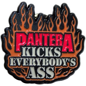 Pantera - Kicks Pin Badge in the group MERCHANDISE / Merch / Hårdrock at Bengans Skivbutik AB (5628593)