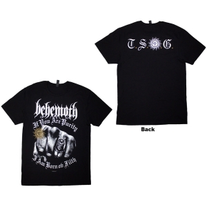 Behemoth - The Shit Ov God Purity Fist Uni Bl T-Shirt in the group MERCHANDISE / T-shirt / Nyheter / Hårdrock at Bengans Skivbutik AB (5628721r)