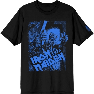 Iron Maiden - Est. 1975 No Prayer Grave Blue Uni Bl T-Shirt in the group MERCHANDISE / T-shirt / Nyheter / Hårdrock at Bengans Skivbutik AB (5628734r)