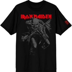 Iron Maiden - 50 Trooper Crop Grey Uni Bl T-Shirt in the group MERCHANDISE / T-shirt / Nyheter / Hårdrock at Bengans Skivbutik AB (5628736r)