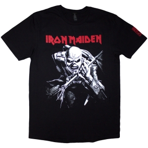 Iron Maiden - 50 Trooper Charge White Uni Bl T-Shirt in the group MERCHANDISE / T-shirt / Nyheter / Hårdrock at Bengans Skivbutik AB (5628738r)
