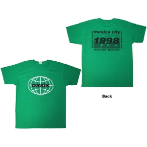 Oasis - 1998 World Tour - Mexico City Uni Green T-Shirt in the group MERCHANDISE / T-shirt / Nyheter / Pop-Rock at Bengans Skivbutik AB (5628740r)