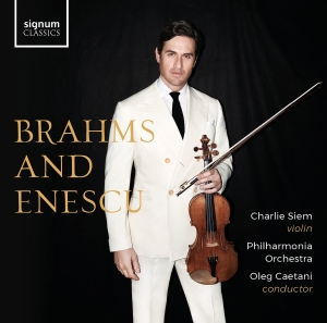 Charlie Siem Philharmonia Orchestr - Brahms And Enescu in the group CD / Upcoming releases / Classical at Bengans Skivbutik AB (5629216)