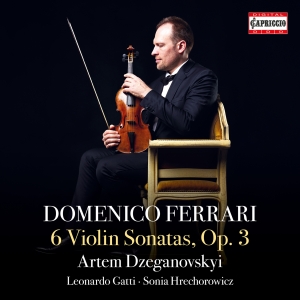 Domenico Ferrari - 6 Sonatas, Op. 3 in the group CD / Upcoming releases / Classical at Bengans Skivbutik AB (5629221)