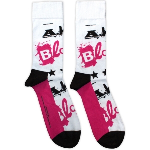 Blondie - Aka Uni Wht Socks (Eu 40-45) in the group MERCHANDISE / Merch / Pop-Rock at Bengans Skivbutik AB (5629354)