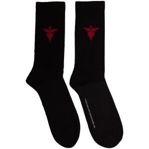 Bon Jovi - Dagger Heart Uni Bl Socks (Eu 40-45) in the group MERCHANDISE / Merch / Nyheter / Pop-Rock at Bengans Skivbutik AB (5629359)