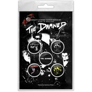 Damned - Young, Hot, Loud And Stiff Button Badge Pack in the group MERCHANDISE / Merch /  at Bengans Skivbutik AB (5629480)