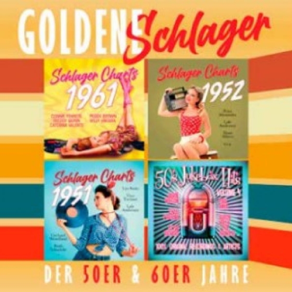 Various Artists - Goldene Schlager Der 50Er & 60 in the group VINYL / Bestsellers at Bengans Skivbutik AB (5630028)
