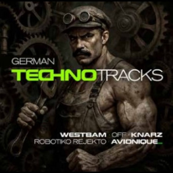 Various Artists - German Techno Tracks in the group CD / Pop-Rock at Bengans Skivbutik AB (5630099)