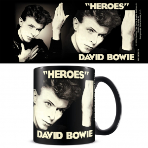 David Bowie  - Heroes Black Pod Mug  in the group MERCHANDISE / Merch / Pop-Rock at Bengans Skivbutik AB (5630229)