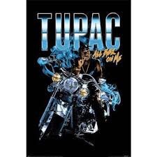 Tupac Shakur - All Eyez Motorcycle Maxi Poster in the group MERCHANDISE / Merch / Hip Hop-Rap at Bengans Skivbutik AB (5630260)