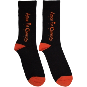 Alice In Chains - Logo Uni Bl Socks in the group MERCHANDISE / Merch / Nyheter / Pop-Rock at Bengans Skivbutik AB (5630385)