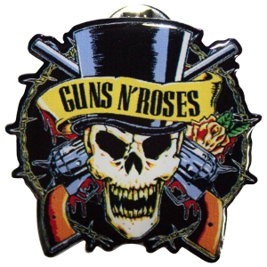 Guns N Roses - Top Hat Pin Badge in the group MERCHANDISE / Merch / Nyheter / Hårdrock at Bengans Skivbutik AB (5630516)
