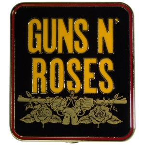 Guns N Roses - Stacked Black Pin Badge in the group MERCHANDISE / Merch / Nyheter / Hårdrock at Bengans Skivbutik AB (5630517)