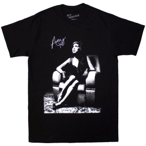 Amy Winehouse - Chair Uni Bl T-Shirt in the group MERCHANDISE / T-shirt / RnB-Soul at Bengans Skivbutik AB (5630523r)