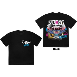 Disney - Stitch Aloha Collage F&B Uni Bl T-Shirt in the group MERCHANDISE / T-shirt / Nyheter / Film-Musikal at Bengans Skivbutik AB (5630534r)