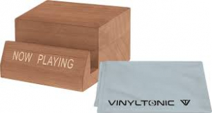 Vinyl Tonic - Now Playing Stand + Microfibre Cloth in the group OTHER / Vinyltillbehör at Bengans Skivbutik AB (5630552)