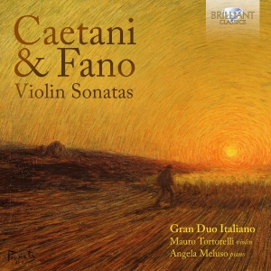 Gran Duo Italiano - Caetani & Fano: Violin Sonatas in the group CD / Upcoming releases / Classical at Bengans Skivbutik AB (5630867)