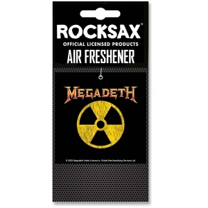 Megadeth - Logo - Air Freshener in the group MERCHANDISE / Merch / Nyheter / Hårdrock at Bengans Skivbutik AB (5630999)