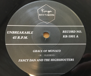Fancy Dan & The Highshouters - Grace Of Monaco / What A Way To Die in the group VINYL / New releases / Pop-Rock at Bengans Skivbutik AB (5631387)