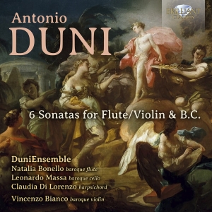 Antonio Duni - 6 Sonatas For Flute/Violin & B.C. in the group CD / Upcoming releases / Classical at Bengans Skivbutik AB (5632122)