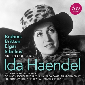 Ida Haendel - Violin Concertos in the group CD / Upcoming releases / Classical at Bengans Skivbutik AB (5632239)