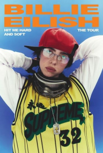 Billie Eilish - Supreme 91,5 X 61 Cm in the group MERCHANDISE / Poster /  at Bengans Skivbutik AB (5633415)