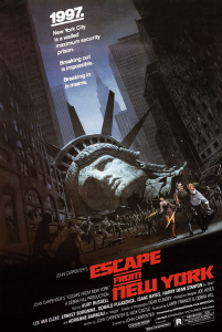 Movie Poster - Escape From New York 91,5 x 61 cm in the group MERCHANDISE / Merch / Film-Musikal at Bengans Skivbutik AB (5634108)