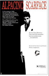 Movie Poster - Scarface 91,5 X 61 Cm in the group OTHER / Merchandise at Bengans Skivbutik AB (5634295)